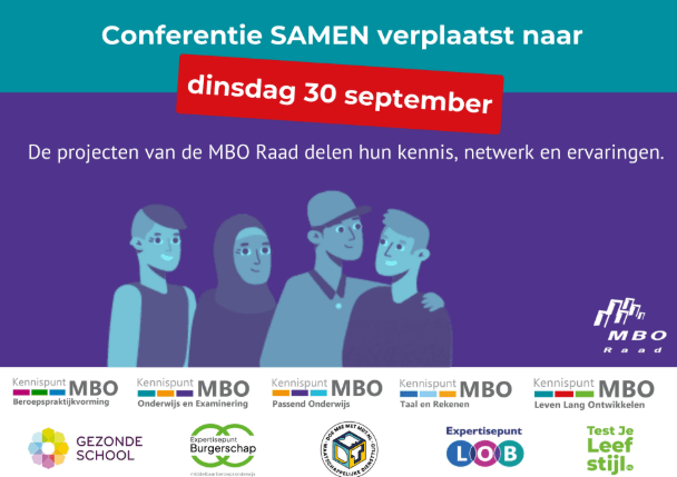 MBO Conferentie SAMEN Eén DAG, eén DOEL: SAMEN!